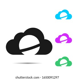 Network Icon vector with white background. Simple Network Icon