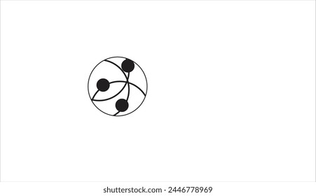 network icon vector with white background