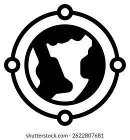 Icono de la red, para el Web, App, infografía, etc