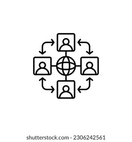 network icon for web design