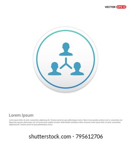 Network icon White Background icon template