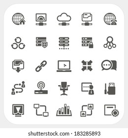 Network icons set