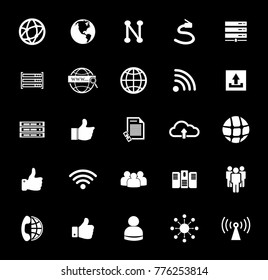 Network icons set