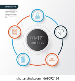 Network Icons Set. Collection Of Society, Chatting Person, Add To Favorites And Other Elements. Also Includes Symbols Such As Audence, Internet, Clients.