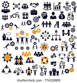 Network Icons Set.  Vector Illustration, Graphic Design. For Web, Websites,Apps, Print