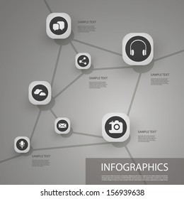 Network Infographic Design