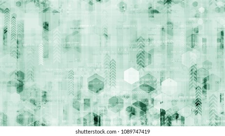 Network Information Stream Background with Binary Code. Telecommunication High Tech Texture. Abstract  Sci Fi, Scientific Pattern. Flyer, Cover Design Background.