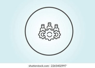 Network Information System icon vector design