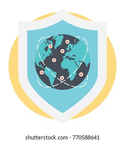 
Network integrity representing network security 
