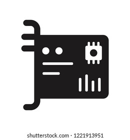 Network Interface Card icon. Trendy Network Interface Card logo concept on white background from hardware collection. Suitable for use on web apps, mobile apps and print media.