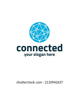 Network Internet Logo Design Template