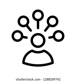 Network Line Icon Stock Vector (Royalty Free) 1288209742 | Shutterstock