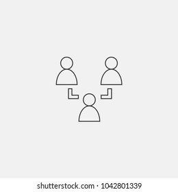 network line vector icon