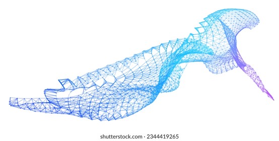 Netzleitungen. Netto-Welleninformationsfluss. Wissenschaftliche Paradigmenlösungen für die Zukunft. Vorwärts sehender Fortschritt. Big Data-Zellen Tiefenanalyse-Vorausplanung Konferenz Hintergrund-Banner. Zurück.