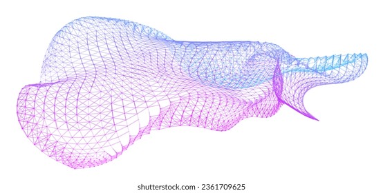 Network lines. Net wave information flow. Scientific paradigm solutions future. Forward vision progress. Big data cells deep development analysis foresight conference background banner. Screen back.