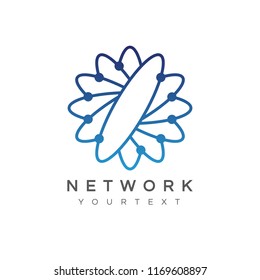 Network logo design
