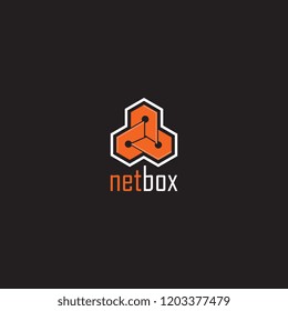 network logo design vector illustration eps10