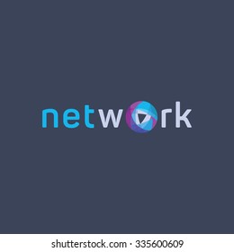 Network logo. Net logo. Technology logo. Sphere logo. Circle logo. Spiral logo. Globe logo