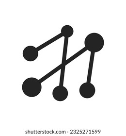 network logo template. Icon Illustration Brand Identity. Isolated and flat illustration. Vector graphic
