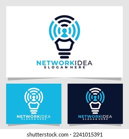 network logo vector design isolated