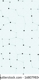 Ilustración de fondo del arte de cálculo de malla de red