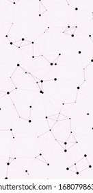 Network Mesh Computation Art background illustration