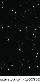 Network Mesh Computation Art background illustration