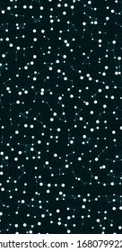Network Mesh Computation Art background illustration
