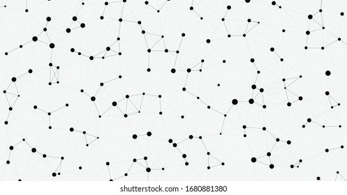 Network Mesh Computation Art background illustration