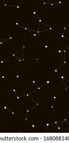 Network Mesh Computation Art background illustration
