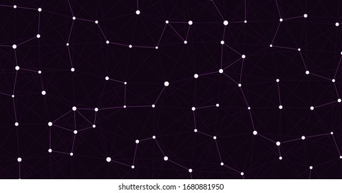 Network Mesh Computation Art background illustration