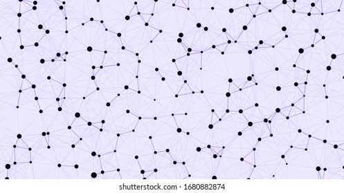 Network Mesh Computation Art background illustration
