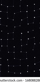 Network Mesh Computation Art background illustration