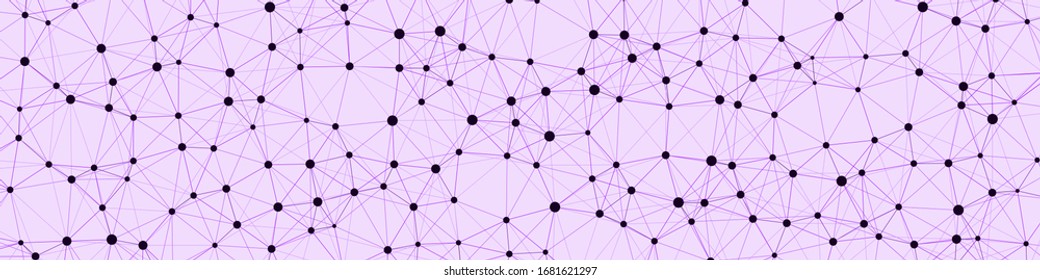 Network Mesh Computation Art background illustration