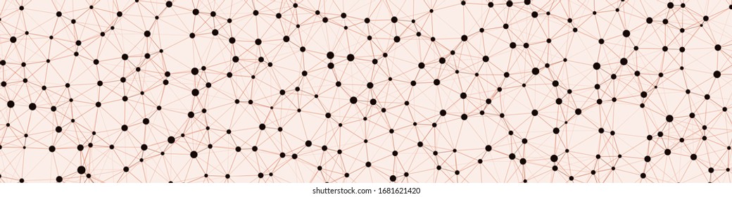 Network Mesh Computation Art background illustration