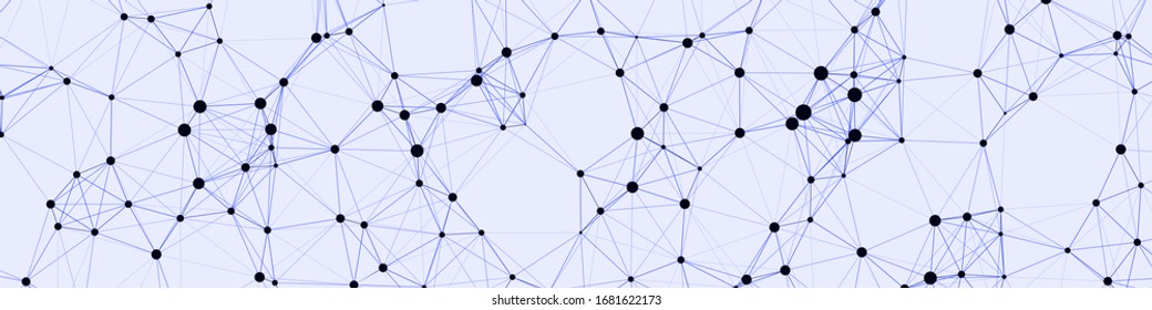 Network Mesh Computation Art background illustration