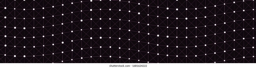 Network Mesh Computation Art background illustration