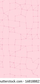 Ilustración de fondo de arte procesal de malla de red