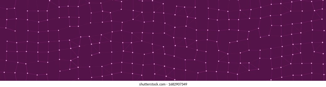 Network Mesh Procedural Art background illustration