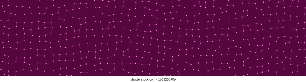 Network Mesh Procedural Art background illustration