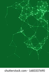 Network Mesh Procedural Art background illustration