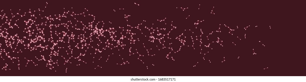 Network Mesh Procedural Art background illustration