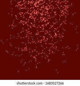 Network Mesh Procedural Art background illustration