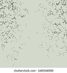 Network Mesh Procedural Art background illustration