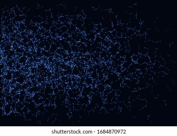 Ilustración de fondo de arte procesal de malla de red