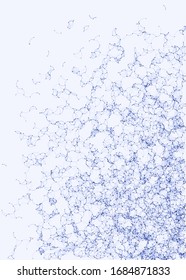 Network Mesh Procedural Art background illustration