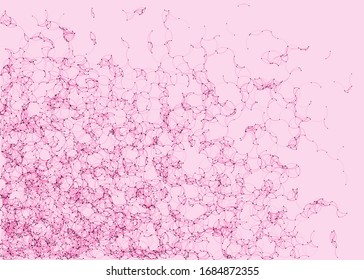 Network Mesh Procedural Art background illustration