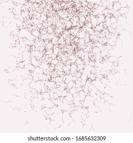 Network Mesh Procedural Art background illustration