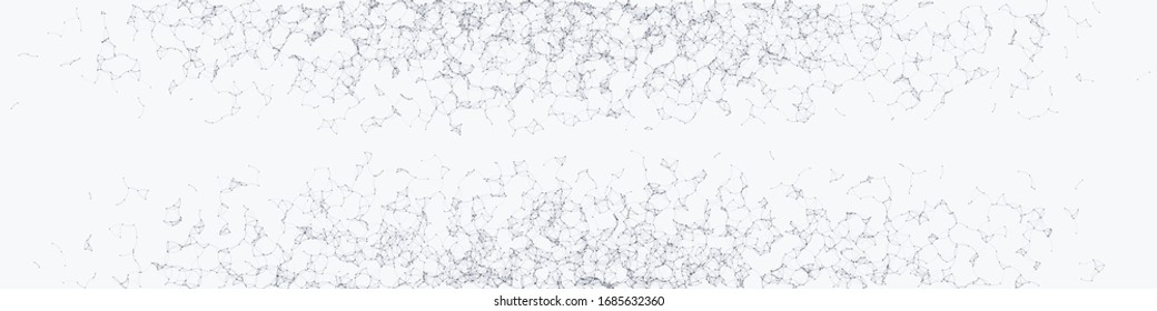 Network Mesh Procedural Art background illustration