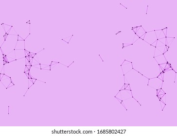 Ilustración de fondo de arte procesal de malla de red